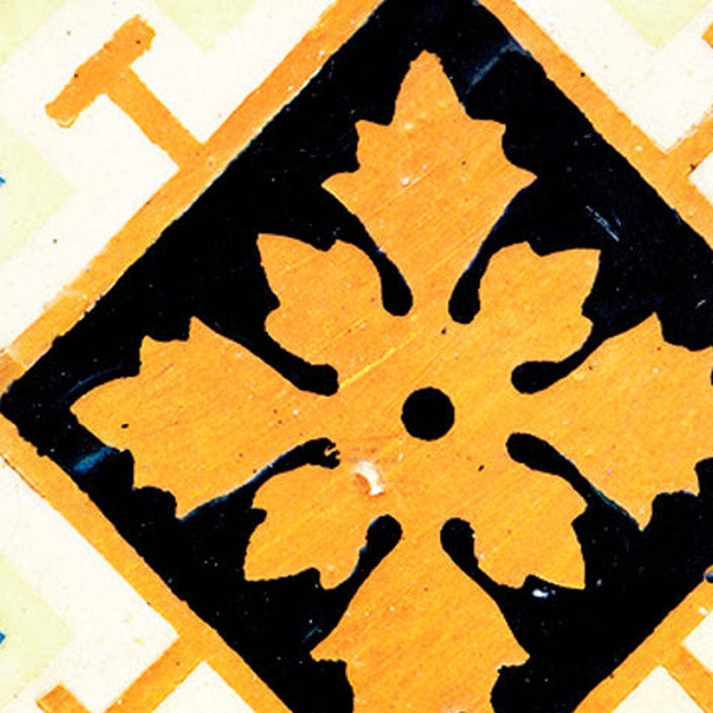4" x 4" Gold Snowflake Peel and Stick Removable Tiles - Homeroots
