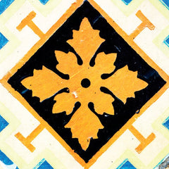 6" x 6" Gold Snowflake Peel and Stick Removable Tiles - Homeroots