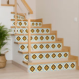 8" x 8" Gold Snowflake Peel and Stick Removable Tiles - Homeroots - Flyclothing LLC