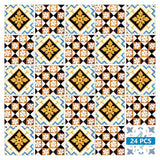 4" x 4" Snowflake and Diamond Peel and Stick Removable Tiles - Homeroots - Flyclothing LLC
