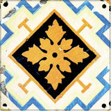 4" x 4" Snowflake and Diamond Peel and Stick Removable Tiles - Homeroots