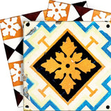 4" x 4" Snowflake and Diamond Peel and Stick Removable Tiles - Homeroots - Flyclothing LLC