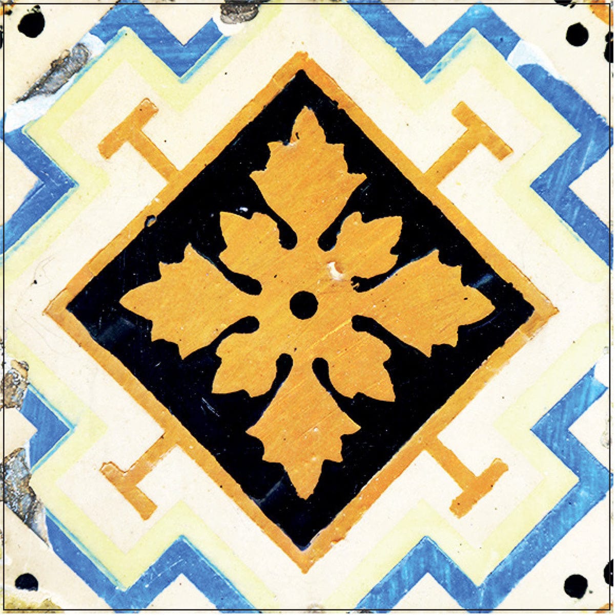 7" x 7" Snowflake and Diamond Peel and Stick Removable Tiles - Homeroots - Flyclothing LLC