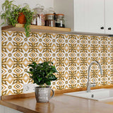 6" x 6" Papaya Peel and Stick Removable Tiles - Homeroots - Flyclothing LLC