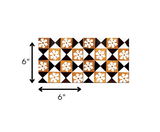 6" x 6" Mini Snowflakes and Squares Peel and Stick Removable Tiles - Homeroots - Flyclothing LLC