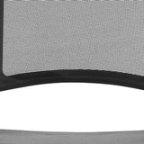 Set of Two Black Gray and Black Mesh Conference Office Chair - Homeroots - Flyclothing LLC