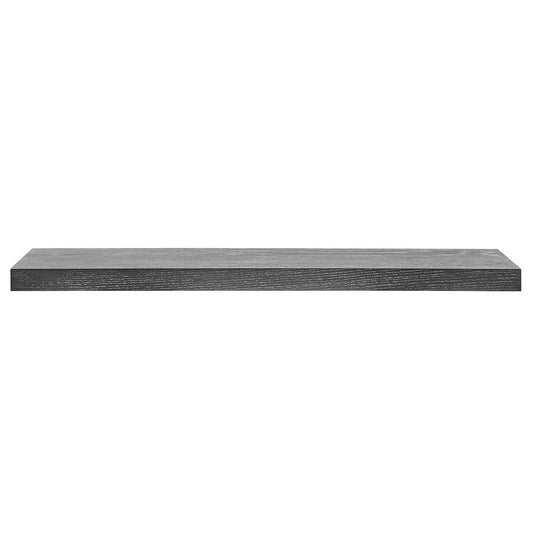 43" Dark Gray Whitewash Wooden Floating Shelf - Homeroots