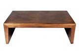 Modern Copper Tone Coffee Table - Homeroots