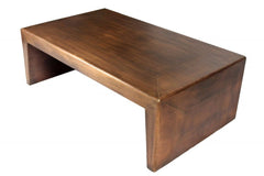 Modern Copper Tone Coffee Table - Homeroots