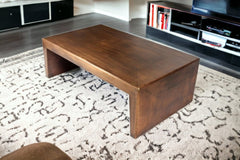 Modern Copper Tone Coffee Table - Homeroots