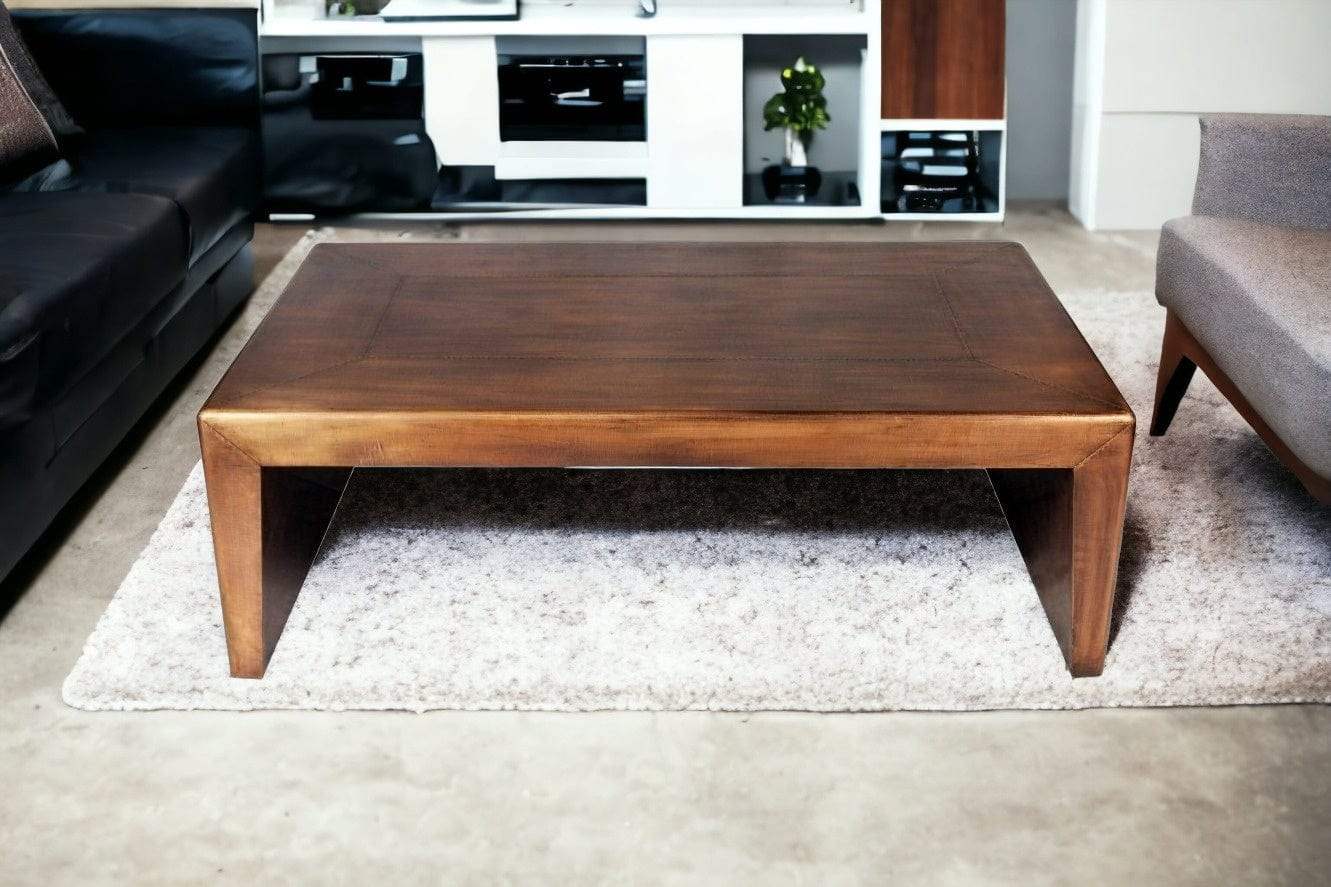 Modern Copper Tone Coffee Table - Homeroots - Flyclothing LLC