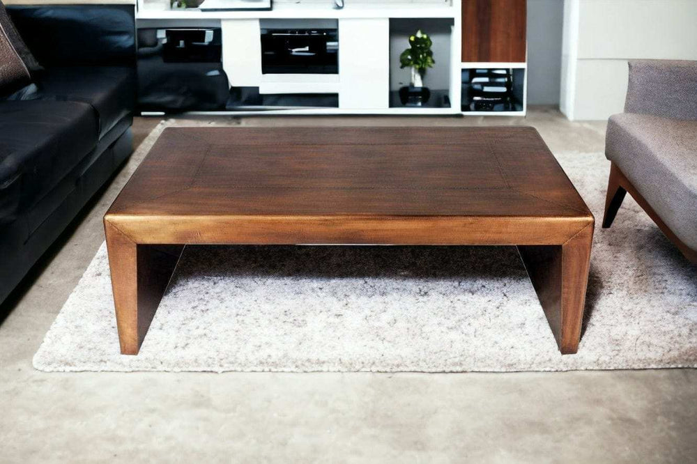Modern Copper Tone Coffee Table - Homeroots - Flyclothing LLC