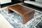 Modern Copper Tone Coffee Table - Homeroots