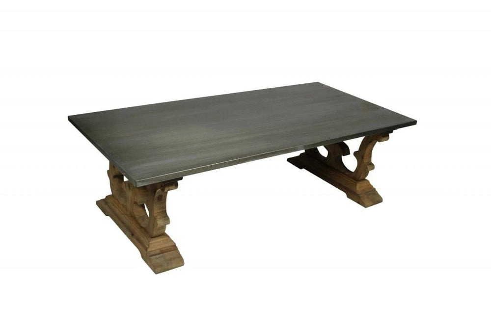 Rectangular Decorative Base Coffee Table - Homeroots