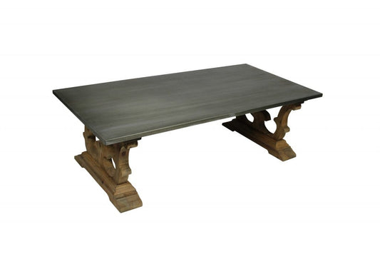 Rectangular Decorative Base Coffee Table - Homeroots