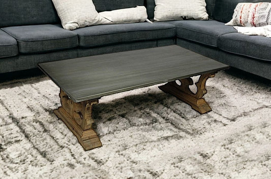 Rectangular Decorative Base Coffee Table - Homeroots