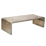 Bench Shaped Metal Coffee Table - Homeroots - Flyclothing LLC