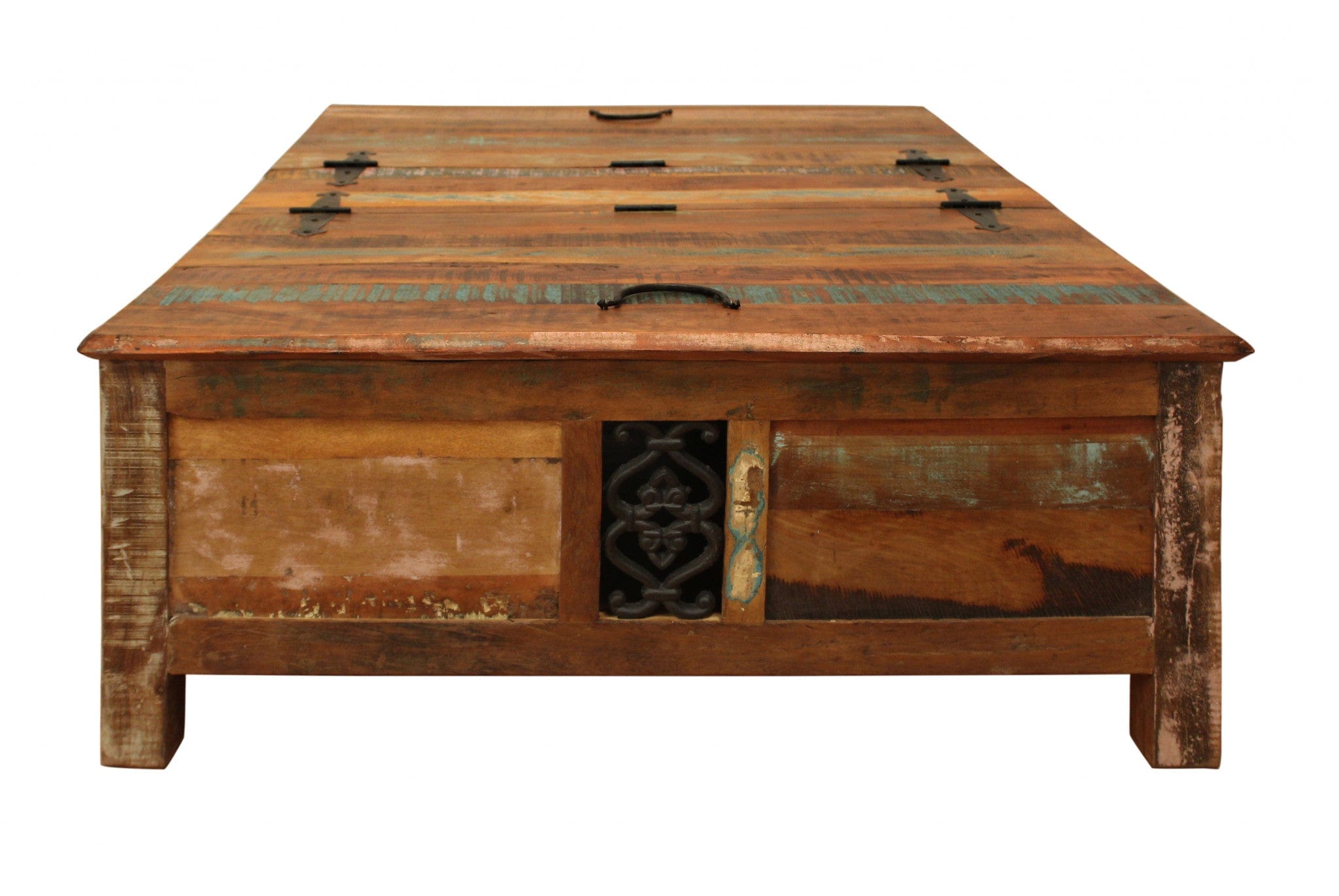 Rectangular Storage Wood Coffee Table - Homeroots