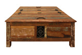 Rectangular Storage Wood Coffee Table - Homeroots