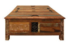 Rectangular Storage Wood Coffee Table - Homeroots