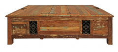 Rectangular Storage Wood Coffee Table - Homeroots
