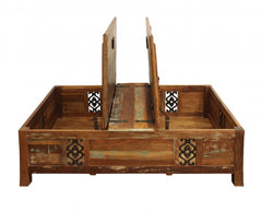Rectangular Storage Wood Coffee Table - Homeroots