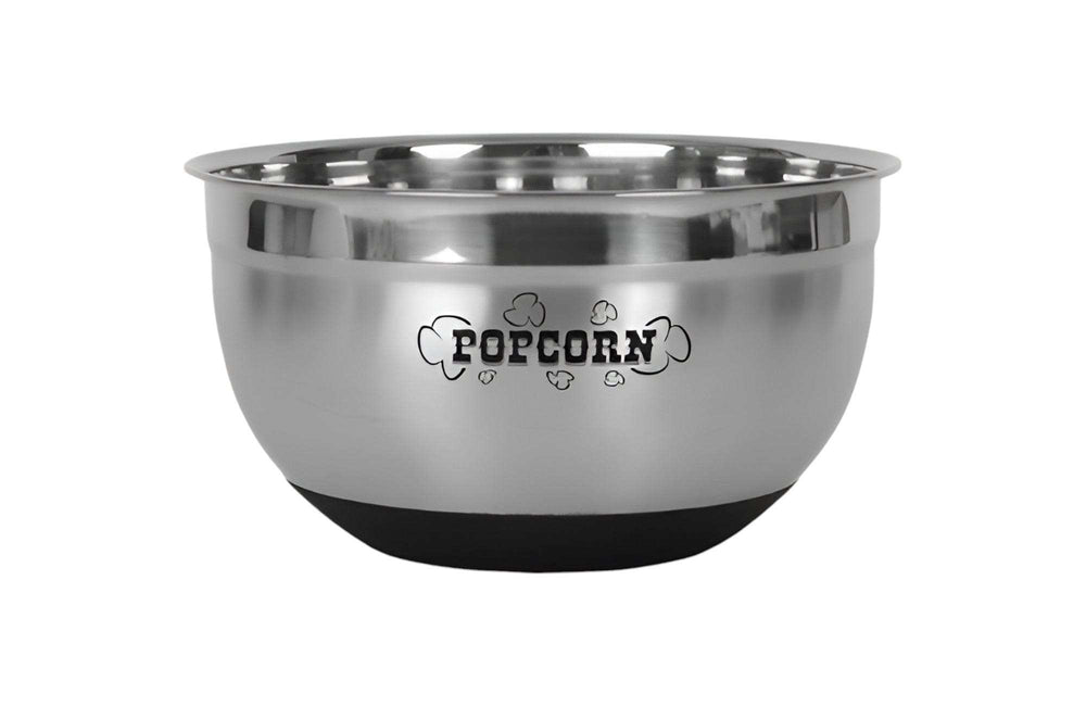 Sleek Stainless Steel Popcorn Serving Bowl - Homeroots - Flyclothing LLC
