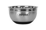 Sleek Stainless Steel Popcorn Serving Bowl - Homeroots