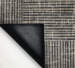 2' X 6' Modern Geo Lines in Squares Washable Runner Rug - Homeroots