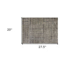 2' X 3' Modern Geo Lines in Squares Washable Floor Mat - Homeroots - Flyclothing LLC