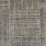 2' X 3' Modern Geo Lines in Squares Washable Floor Mat - Homeroots - Flyclothing LLC
