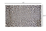 2' X 4' Gray and Brown Cheetah Washable Floor Mat - Homeroots - Flyclothing LLC
