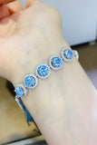 5 Carat Moissanite 925 Sterling Silver Bracelet - Trendsi
