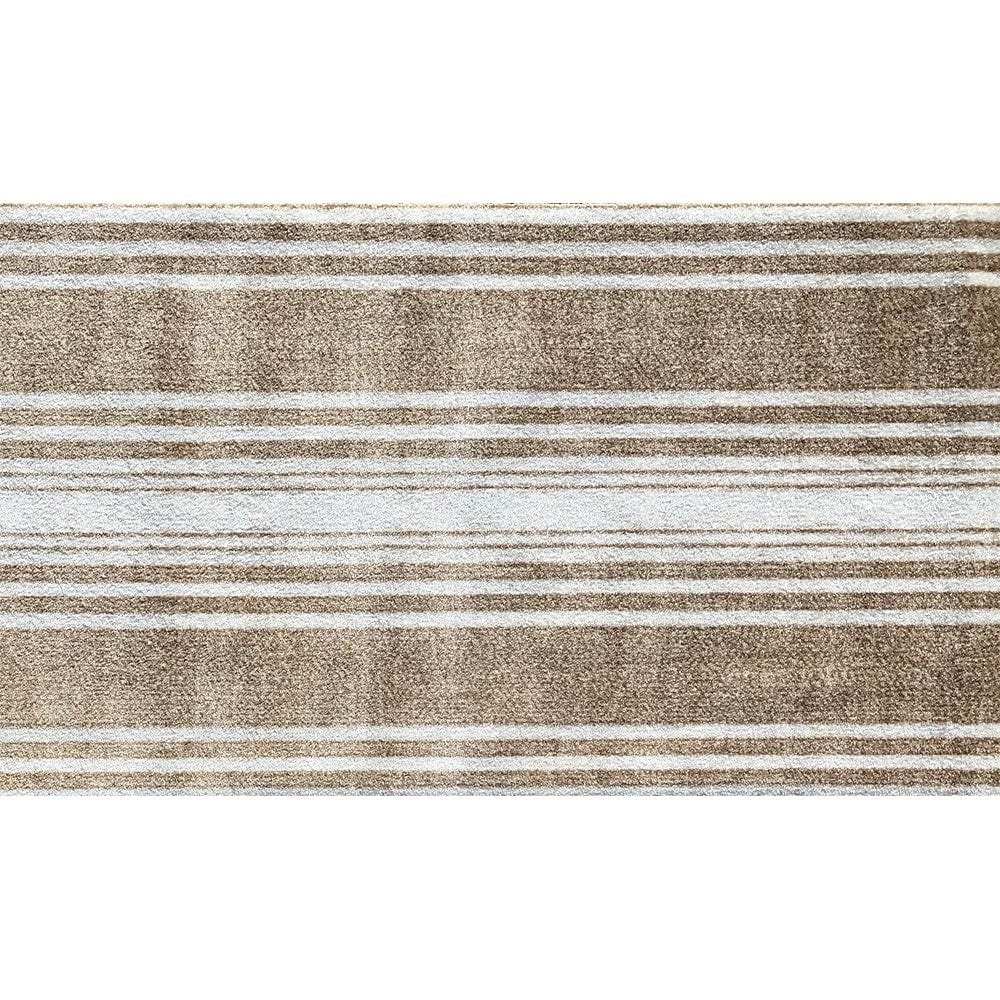 2' X 4' Sandy Shores Regatta Stripe Washable Floor Mat - Homeroots - Flyclothing LLC