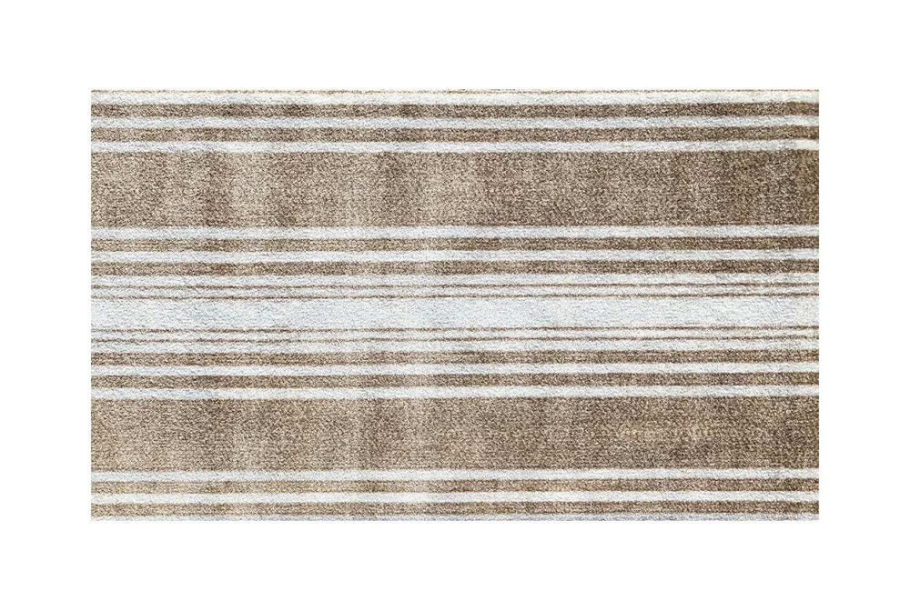 2' X 4' Sandy Shores Regatta Stripe Washable Floor Mat - Homeroots - Flyclothing LLC