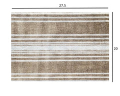 2' X 3' Sandy Shores Regatta Stripe Washable Floor Mat - Homeroots
