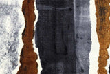 2' X 6' Gray and Brown Abstract Southwest Washable Runner Rug - Homeroots - Flyclothing LLC