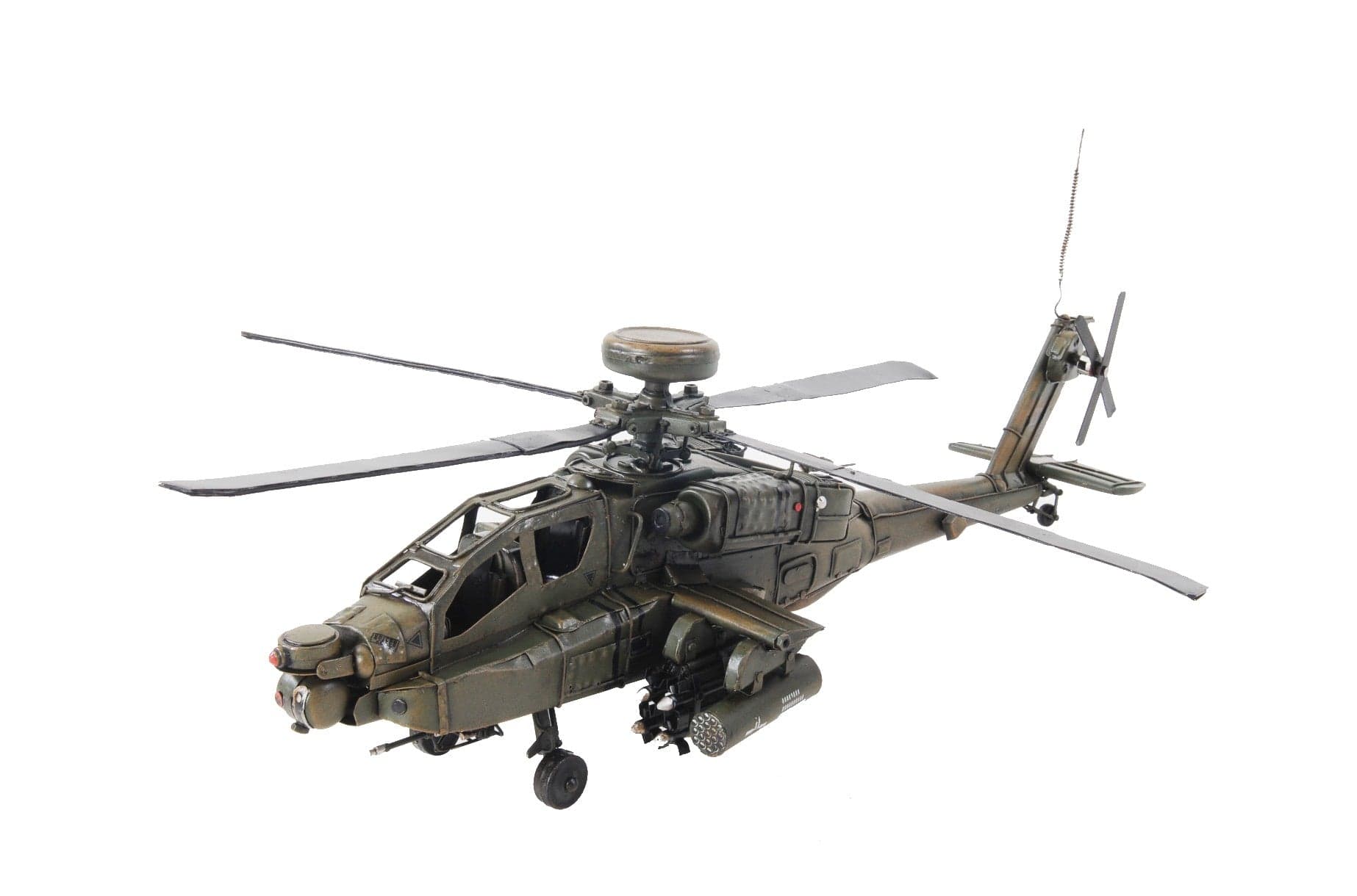 Ah-64 Apache Helicopter Sculpture - Homeroots