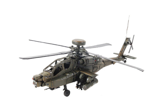 Ah-64 Apache Helicopter Sculpture - Homeroots