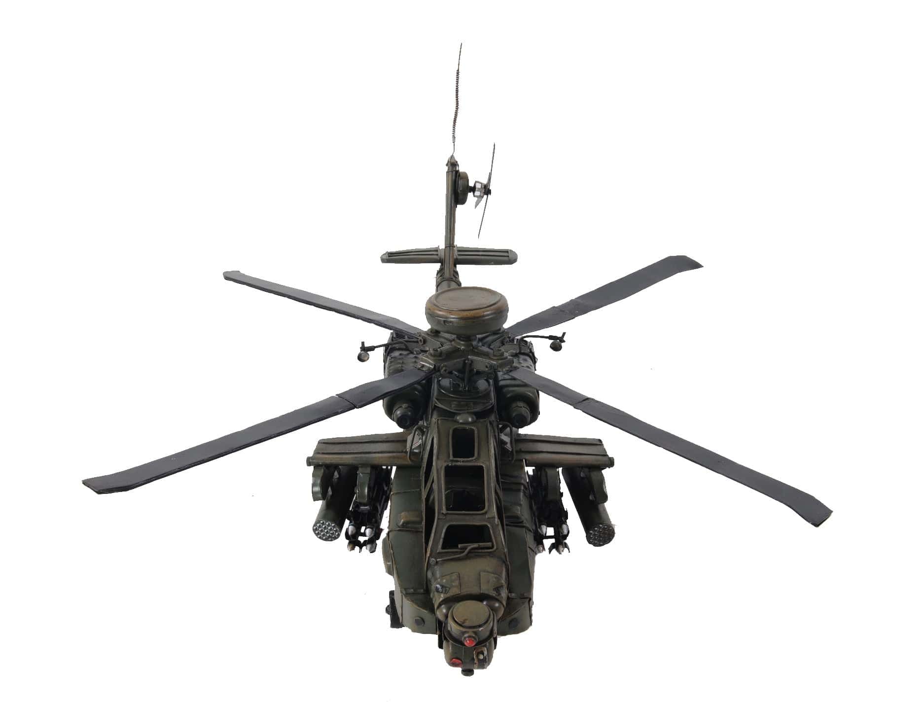 Ah-64 Apache Helicopter Sculpture - Homeroots