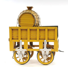 c1829 Yellow Rocket Steam Engine Model Sculpture - Homeroots