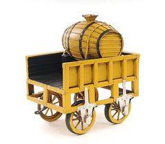 c1829 Yellow Rocket Steam Engine Model Sculpture - Homeroots