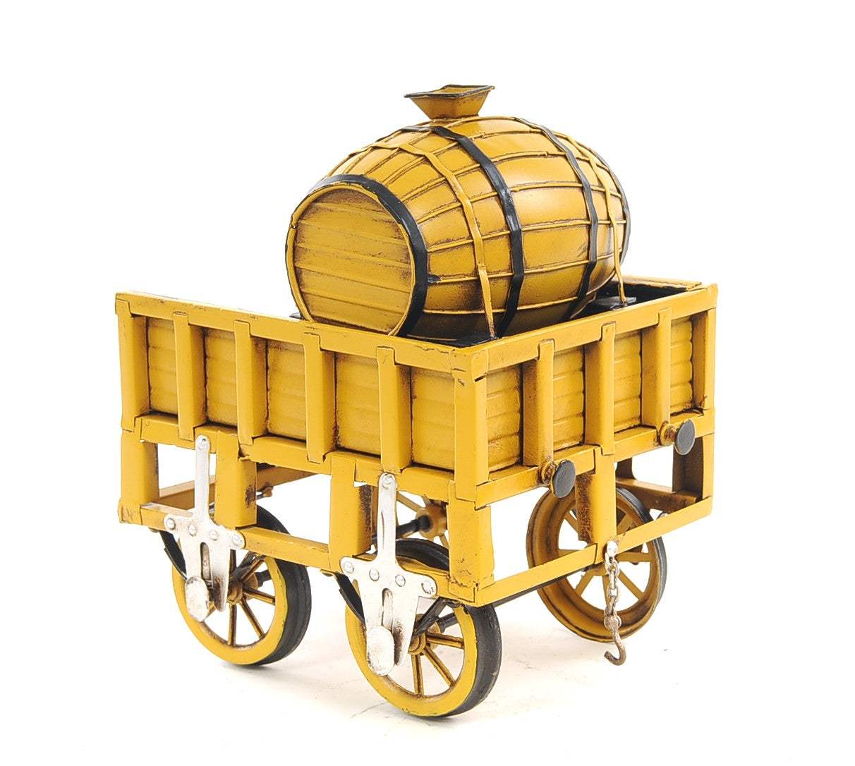 c1829 Yellow Rocket Steam Engine Model Sculpture - Homeroots - Flyclothing LLC