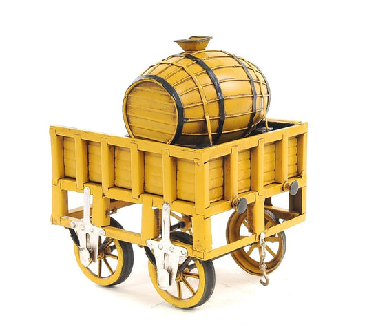c1829 Yellow Rocket Steam Engine Model Sculpture - Homeroots