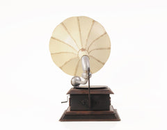 c1911 HMV Gramophone Built to Scale Model Sculpture - Homeroots
