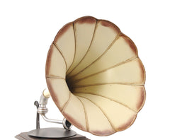 c1911 HMV Gramophone Built to Scale Model Sculpture - Homeroots