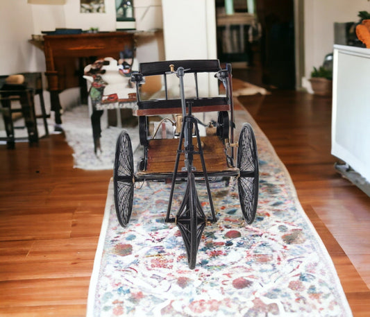 c1886 Three Wheeled Mercedes Benz Motor Car Sculpture - Homeroots