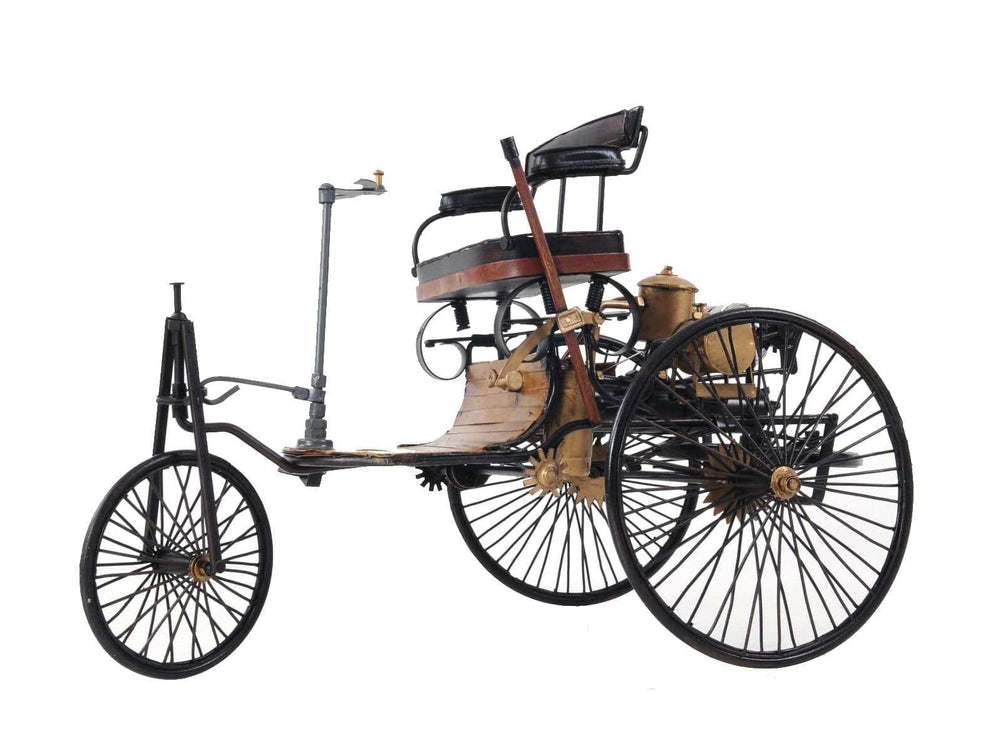 c1886 Three Wheeled Mercedes Benz Motor Car Sculpture - Homeroots - Flyclothing LLC