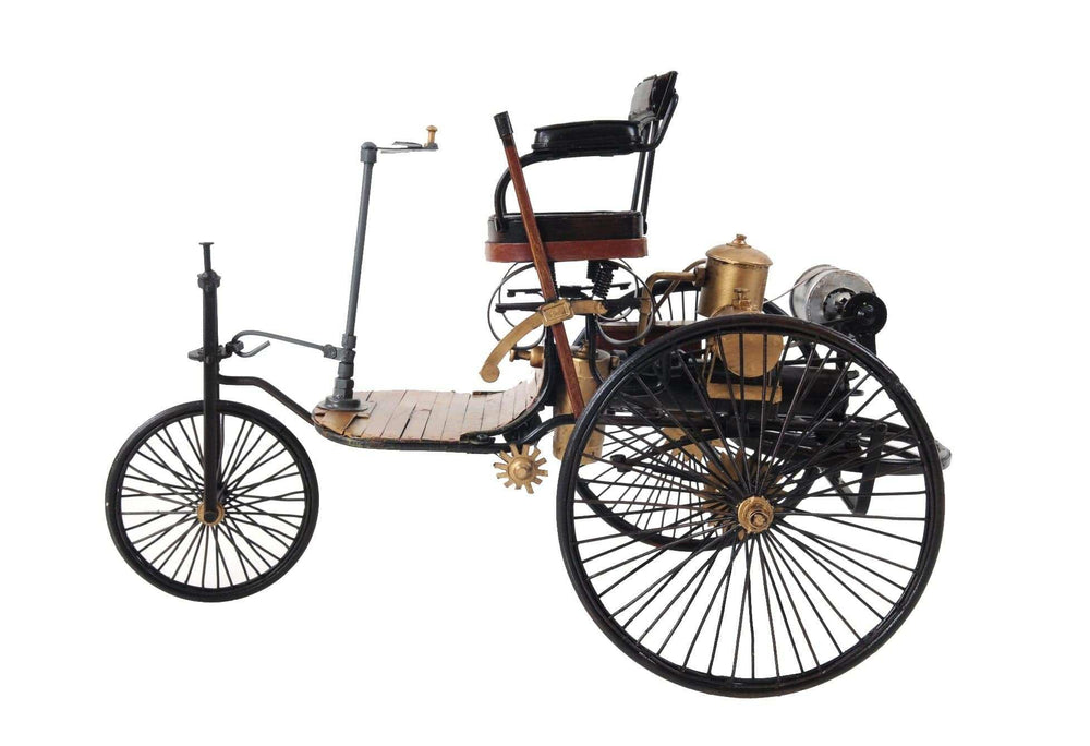 c1886 Three Wheeled Mercedes Benz Motor Car Sculpture - Homeroots - Flyclothing LLC