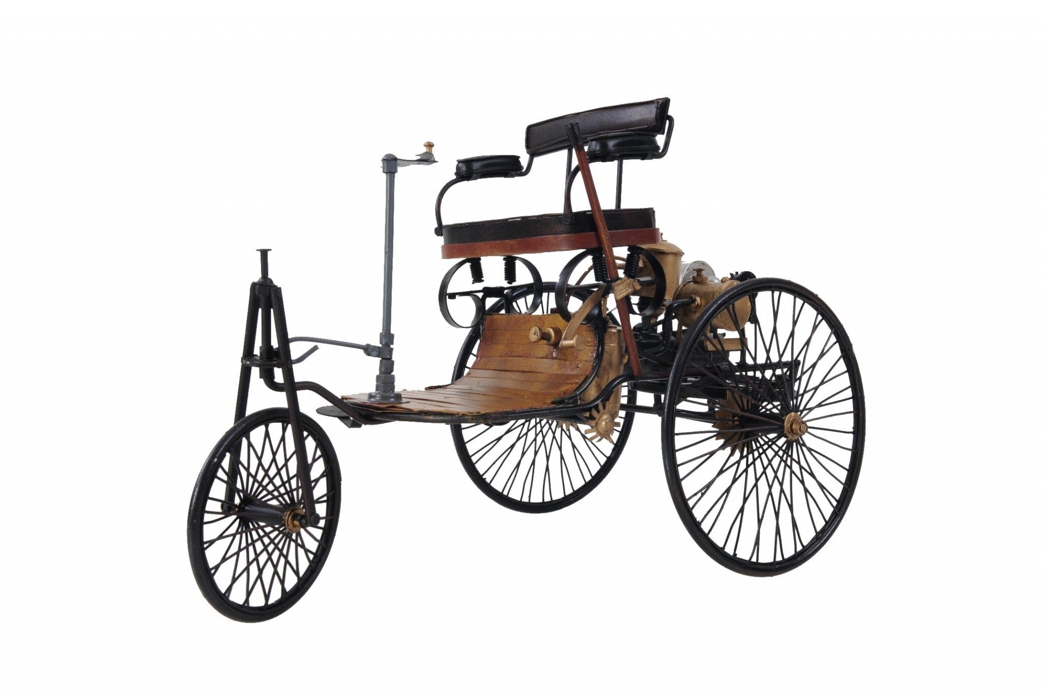 c1886 Three Wheeled Mercedes Benz Motor Car Sculpture - Homeroots